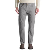 Men’s light gray casual pants with brown suede ankle boots from Jeckerson Fall Winter collection