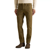 Jeckerson men trousers in olive green made from durable cotton fabric designed as workwear pants