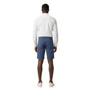 Jeckerson slim fit shorts jayden for men in blue chino with classic fit and subtle stitching detail, front view