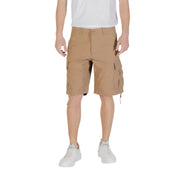 Jack Jones Black Cotton Men Cargo Shorts
