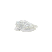 Lacoste men sneakers white mesh and synthetic overlay with chunky sole made of polyester and polyurethane E03286