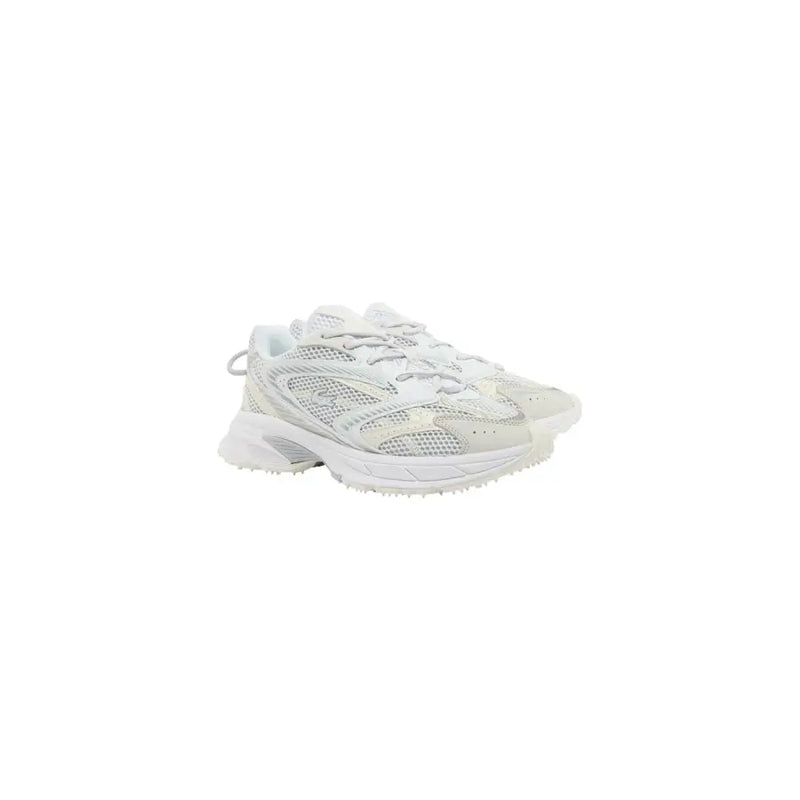 Lacoste men sneakers white mesh and synthetic overlay with chunky sole made of polyester and polyurethane E03286