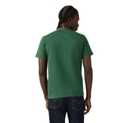 Levi’s men T shirt green short round neck made of 100% cotton with subtle stitching and classic crew neck design