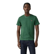 Levi’s men t shirt green short round neck 100% cotton with a small red logo on the left chest