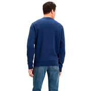 Sweat-shirt Levi's bleu marine à manches longues et col rond en coton pour homme, idéal pour une tenue décontractée