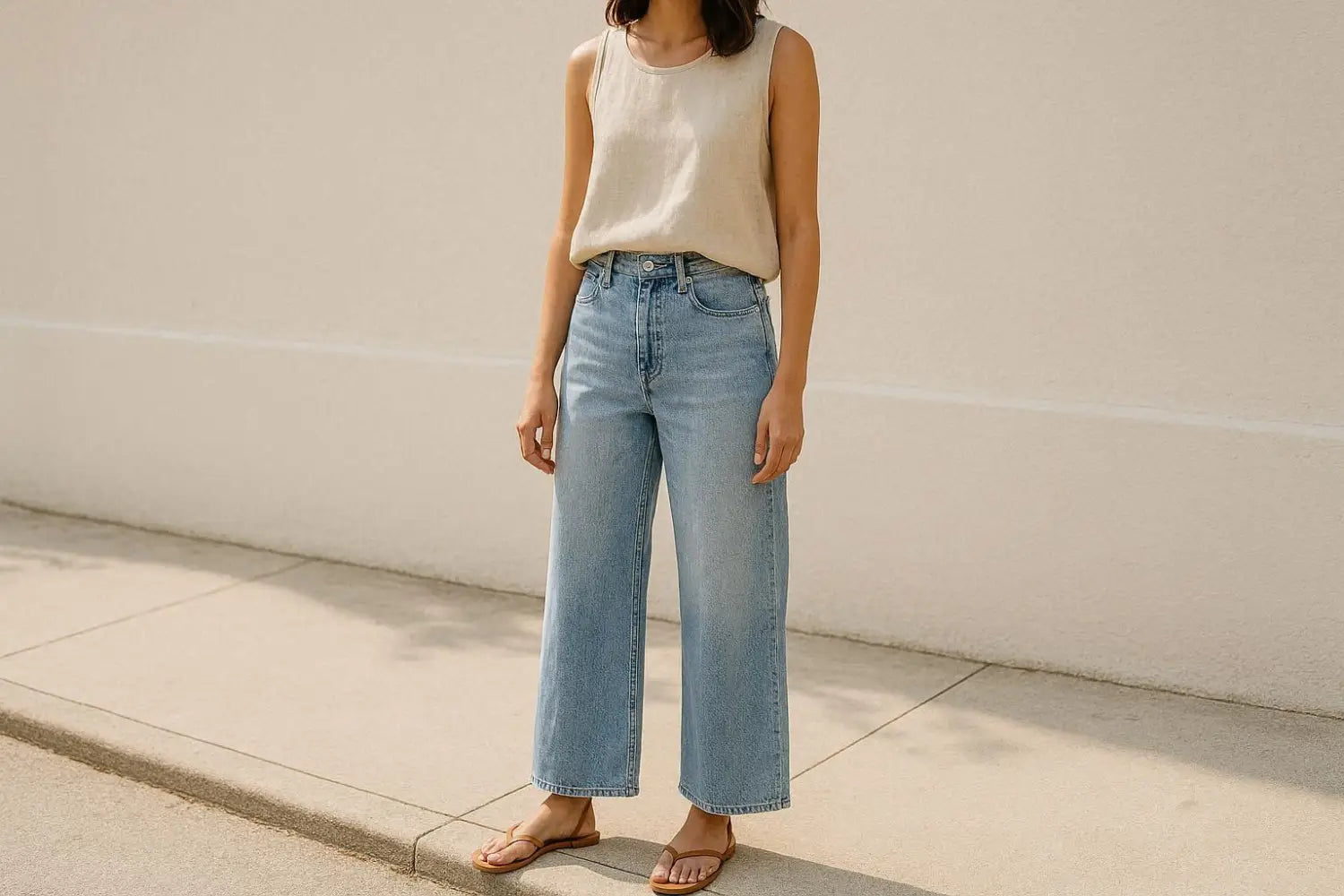 Welche Schuhe trägt man zu Wide-Leg-Jeans