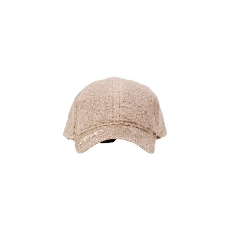 Beige textured polyurethane baseball cap with curved brim for women Liu Jo Black Fall Winter