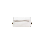 White leather clutch with gold-tone hardware, Liu Jo handbag