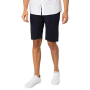 Lyle & Scott Baumwollshorts für Herren in Marineblau mit Knopfleiste und Markenlogo, Vorderansicht