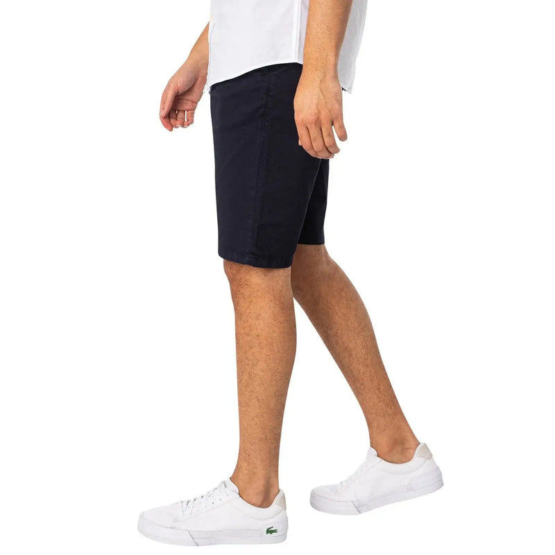Lyle & Scott Baumwollshorts für Herren in Marineblau mit Seitennähten und gesticktem Logo, Vorderansicht