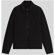 Lyle & Scott Herrenblazer, schwarz, Polyesterjacke mit Reißverschluss, Kragen und dezentem Brustlogo in elegantem Design