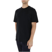 Lyle & Scott Männer t-shirt Schwarzes, kurzärmeliges Rundhals-T-Shirt aus weicher Baumwolle für die Freizeit.