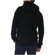 Lyle & Scott men’s black hooded sweatshirt with zip print features soft smooth fabric and classic design