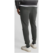 Lyle & Scott men’s grey cotton trousers with front pockets made of soft stretchy fabric and ribbed cuffs