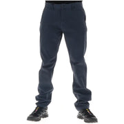 Lyle & Scott Schwarze Herrenhose aus Baumwollmischgewebe mit dunkelblauem Chino-Stoff und klassischem geradem Bein.