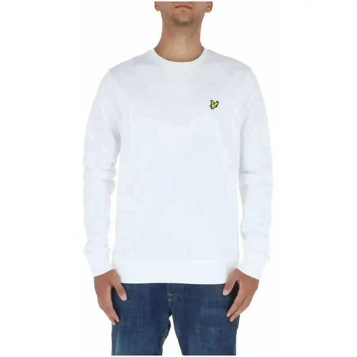 Lyle & Scott - Herren-Sweatshirts - weiß / Größe S - Bekleidung