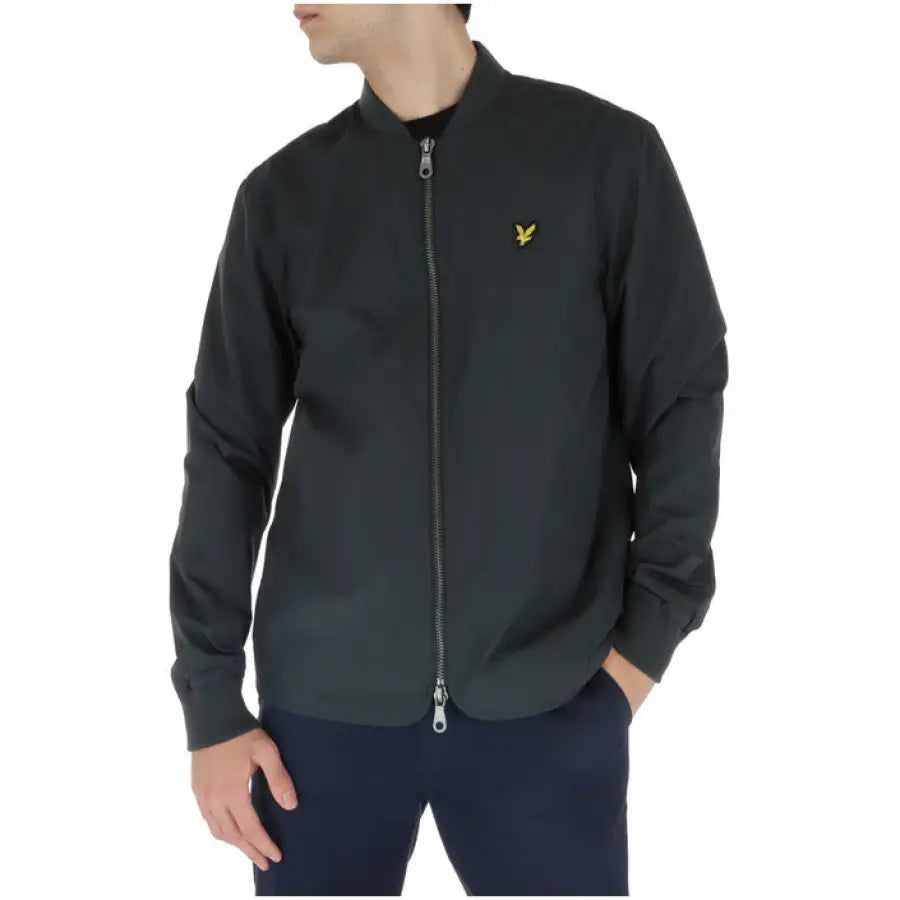 Lyle Scott black jacket from urban style clothing line for men in urban city fashion