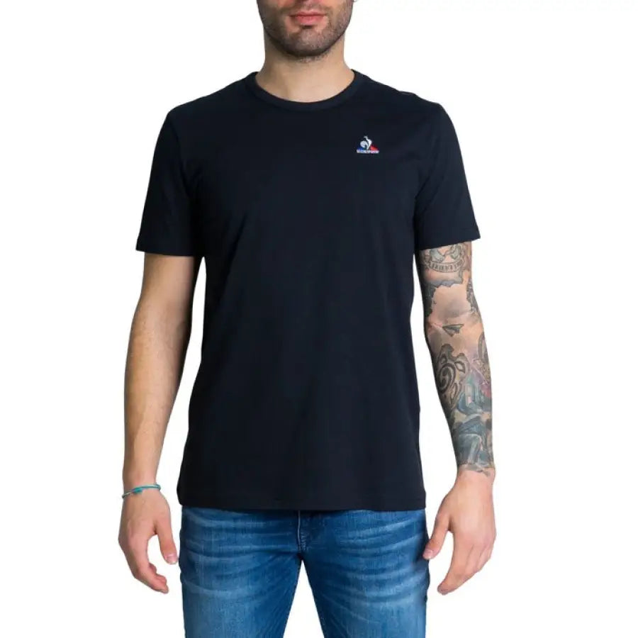 Le Coq Sportif - Men T-Shirt - black / S - Clothing T-shirts