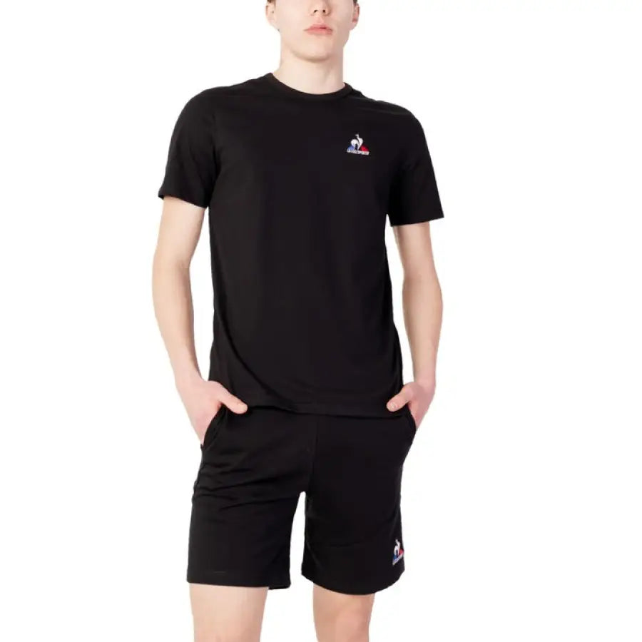Le Coq Sportif - Men T-Shirt - black / S - Clothing T-shirts