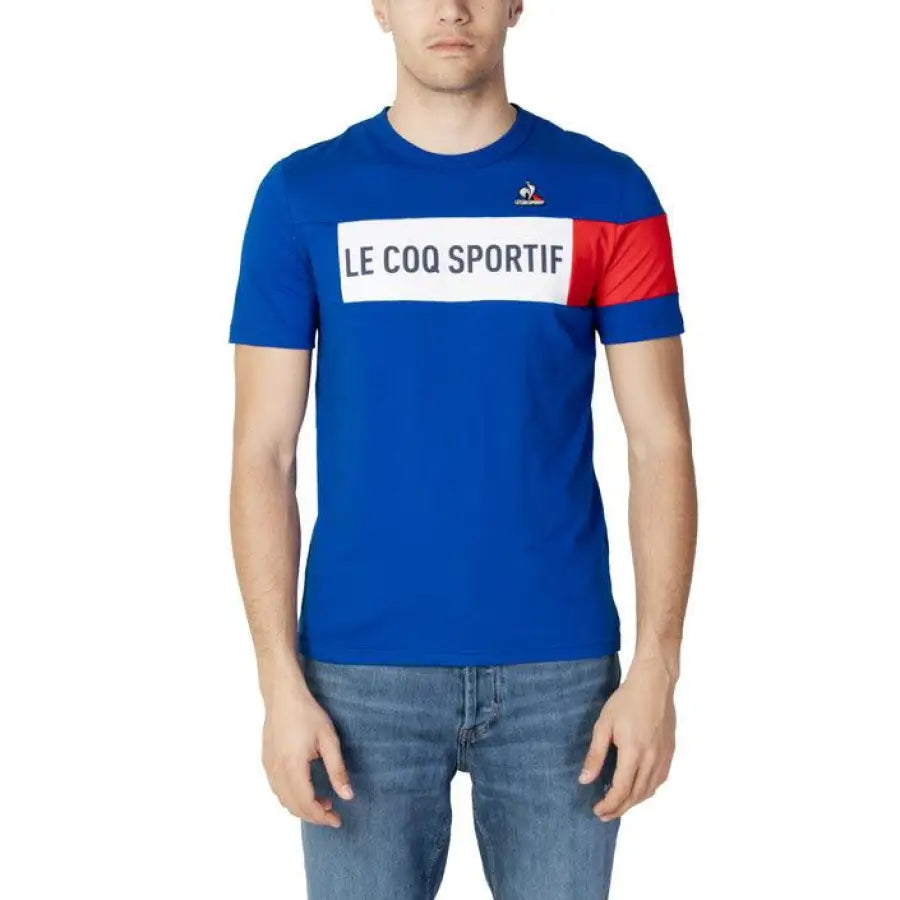 Le Coq Sportif - Men T-Shirt - blue / S - Clothing T-shirts