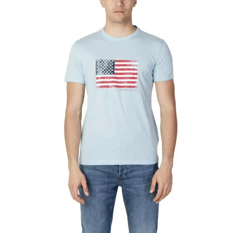 U.s. Polo Assn. - Men T-Shirt - light blue / S - Clothing