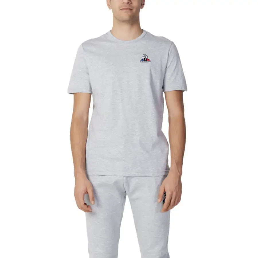Le Coq Sportif - Men T-Shirt - grey / S - Clothing T-shirts