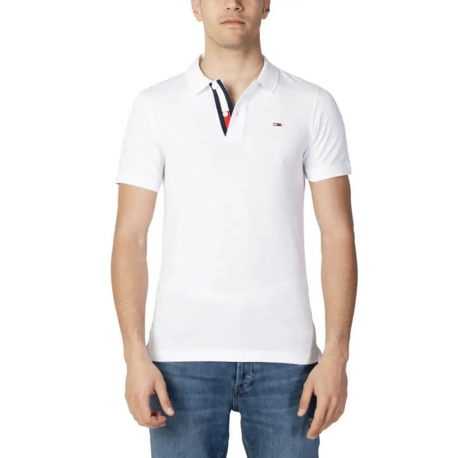 Tommy Hilfiger Jeans - Men Polo - white / XS - Clothing