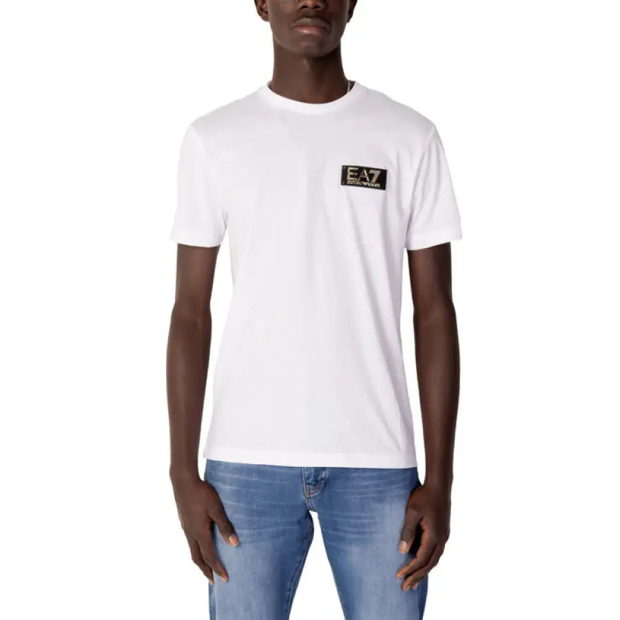 Ea7 - Men T-Shirt - white / S - Clothing T-shirts