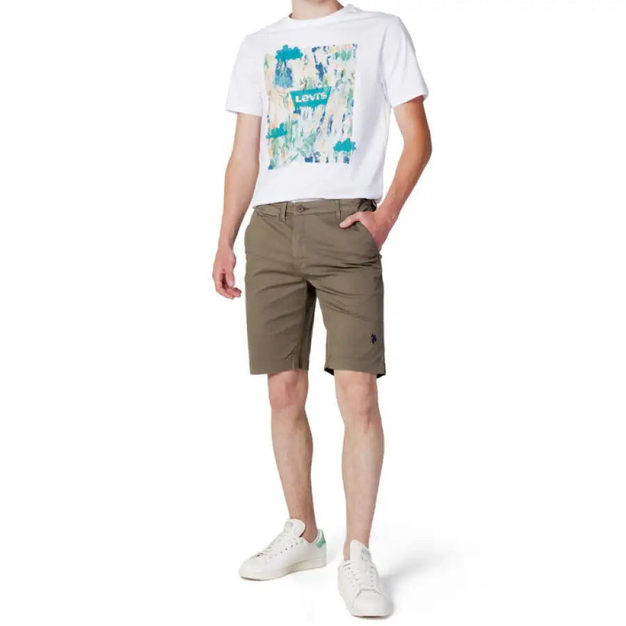 U.s. Polo Assn. - Men Shorts - green / w34 - Clothing