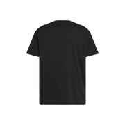Mens black short sleeve t shirt featuring a simple crew neck design made from soft cotton fabric