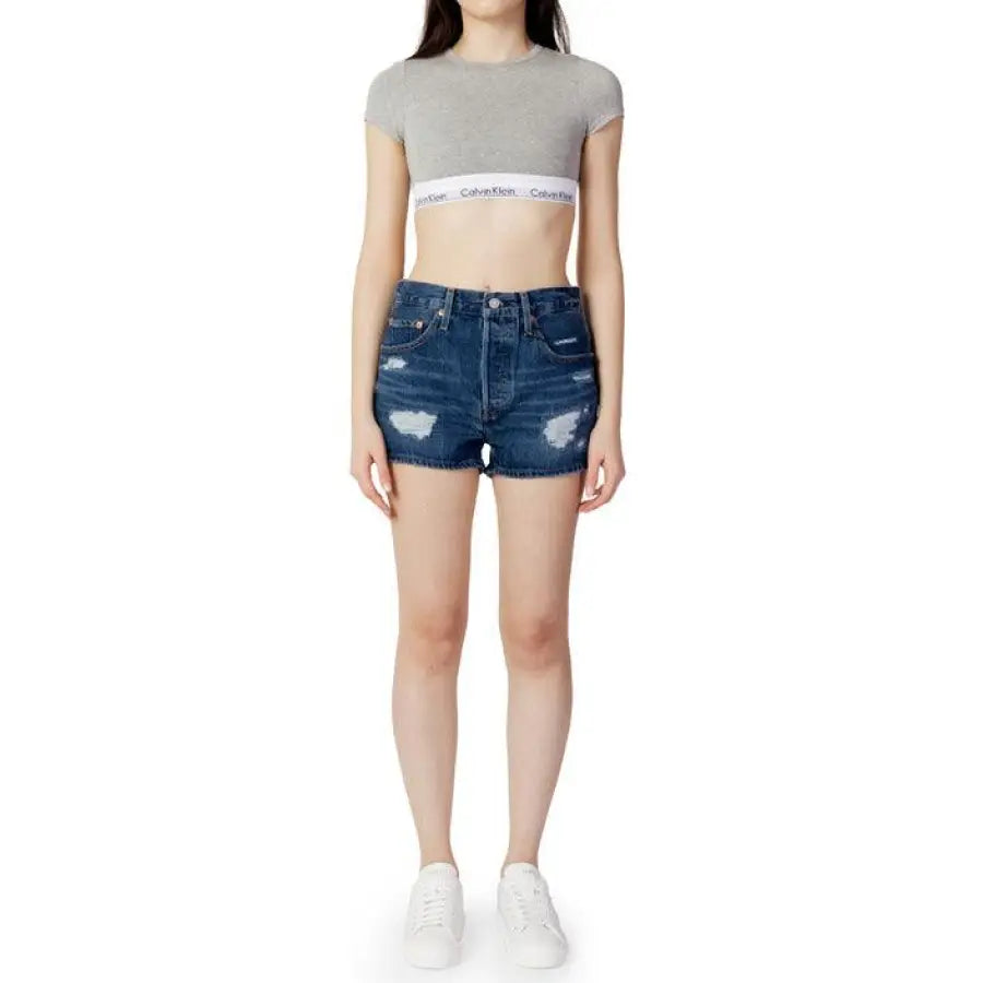 Levi`s - Women Short - blue / w32 - Clothing Shorts