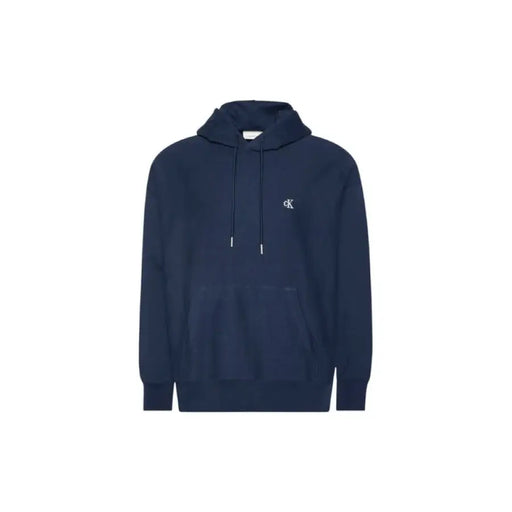 Marineblau Calvin Klein Schwarzer Hoodie und Sweatshirt mit Kapuze und Vordertasche