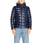 Navy Blue Hooded Puffer Jacket featuring a stylish, warm, and cozy design