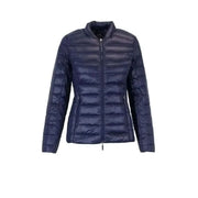 Navy blue quilted puffer jacket with zipper - Armani Exchange Women Jacket