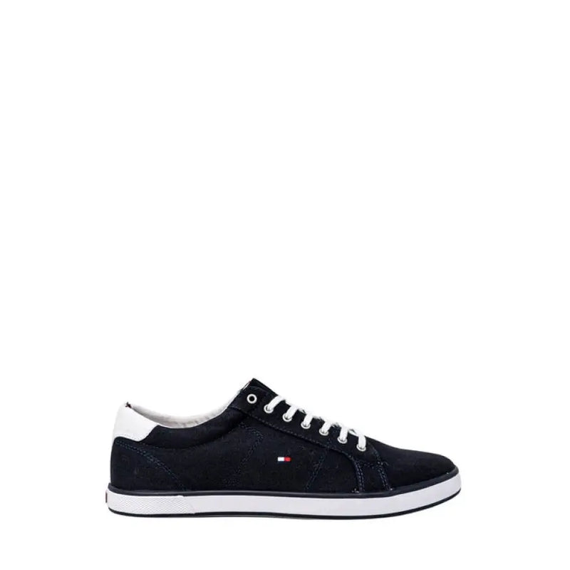 Navy blue Tommy Hilfiger sneaker featured in Tommy Hilfiger Men’s White Slip-On Sneakers