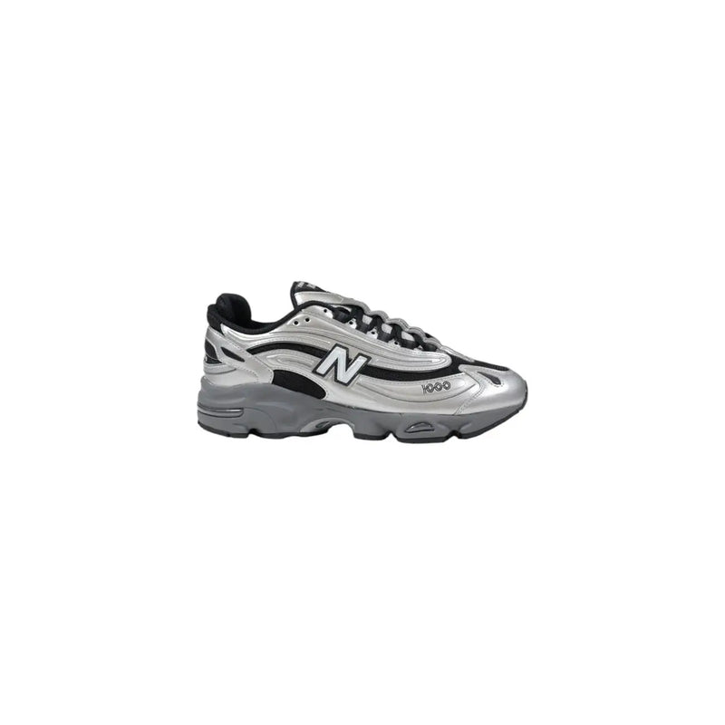 New Balance M1000EGR silver and black slip on sneakers with chunky retro design for men spring summer use