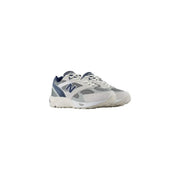New Balance Herren-Sneaker aus blauem Wildleder in Weiß und Marineblau mit Mesh- und Synthetik-Overlays