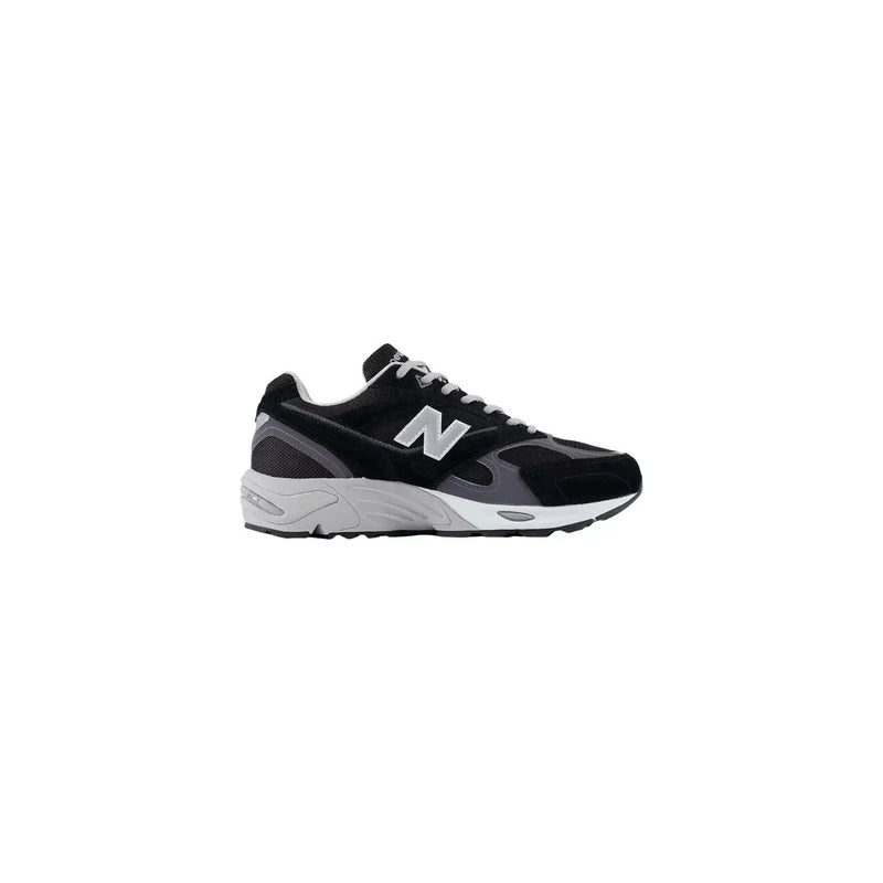 New Balance Graue Herren-Sneaker aus Wildleder mit schwarzem und grauem 990v3-Laufschuh und weißer Zwischensohle