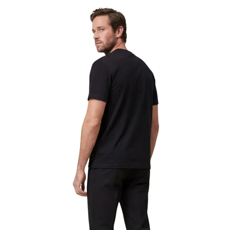 New Balance Männer t-shirt Schwarzes, kurzärmeliges Rundhals-T-Shirt aus angenehmem Material für die Freizeit.