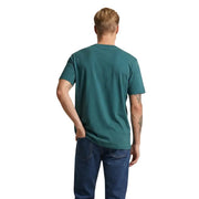 New Balance men t shirt green short sleeve cotton soft fabric crew neck casual wear
