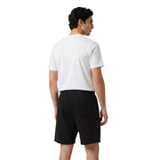 Black new balance men t-shirt with sleek minimalist design and subtle side pockets for casual wear