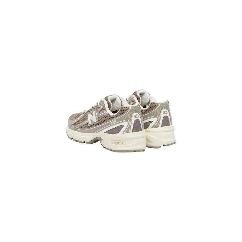 New balance women grey textile sneakers with mesh upper and rubber sole in gray and white color scheme