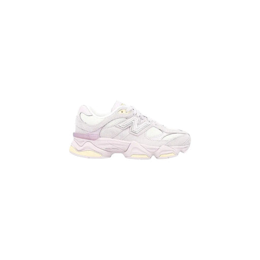 New Balance Baskets en daim pour femme, cuir lilas, modèle 501 blanc et rose pâle avec semelle épaisse à plusieurs couches