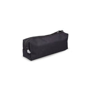 Nike pencil case BA6032 for men in black with textured fabric finish and white logo side view