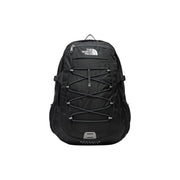 The north face men borealis classic black backpack with gray stitching and silver-toned hardware in durable nylon 29l