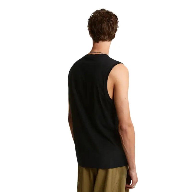 The North Face Herren t-shirt schwarzes ärmelloses Tanktop top mit einem schlichten, figurbetonten Design, geeignet für aktive Kleidung