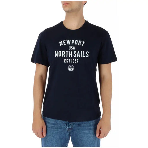 North Sails - Men T-Shirt - blue / S - Clothing T-shirts