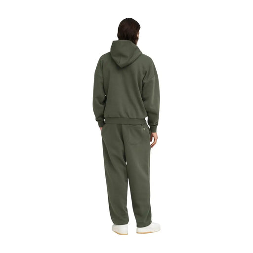 Only and sons Herren-Set aus olivgrünem Baumwollmischgewebe mit Kapuzenpullover und passender Jogginghose für die Freizeit