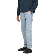 Light-wash denim jeans with a relaxed fit cargo pockets made of 100% cotton by Only Sons men jeans blue 22031087