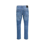 Only and Sons Herren-Jeans aus hellblauer Baumwolle mit geradem Bein und dezenter Waschung aus blauem Denim-Stoff